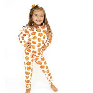 Old Navy kids unisex extra large (12)‎ snug fit pajama set pumpkin patch print